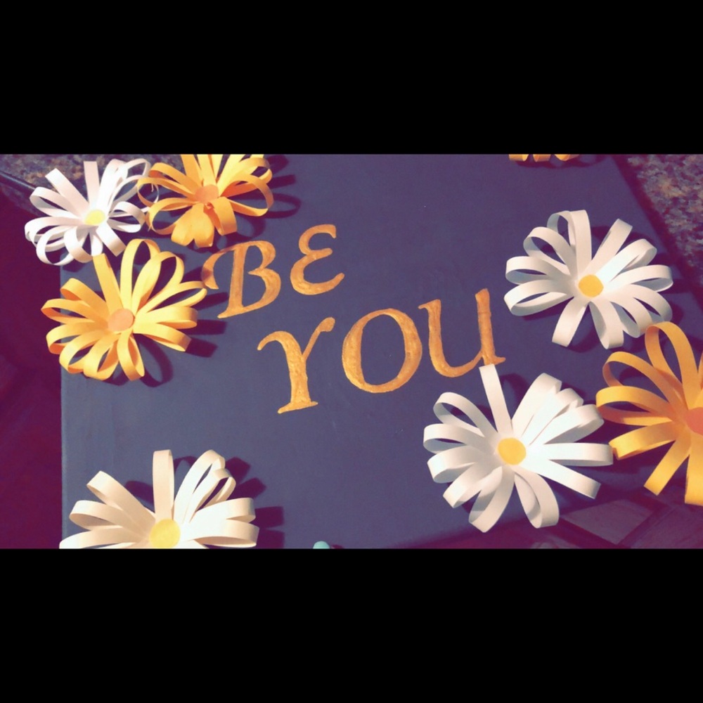 Customizable Sign with Flowers